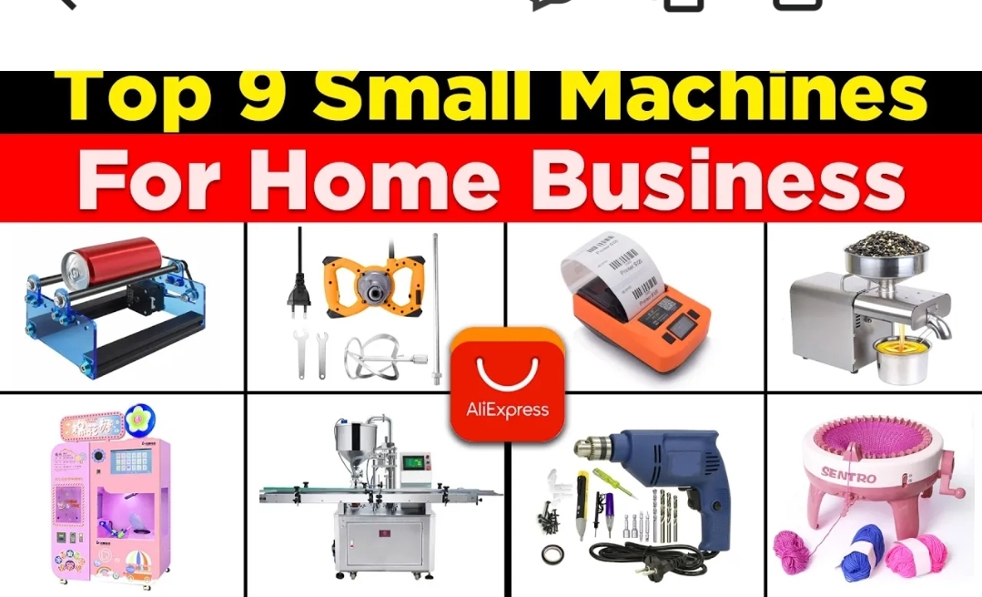 9 Small Business Machines Buy on AliExpress to make money in 2024